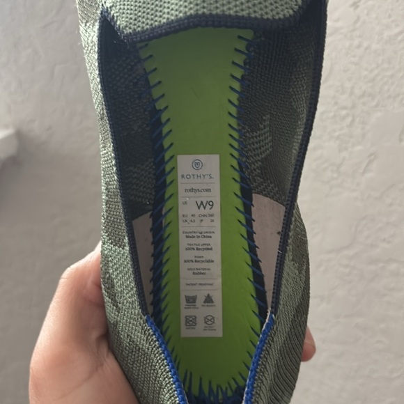 Rothy’s Olive Camo loafer Size 9 - Picture 11 of 11